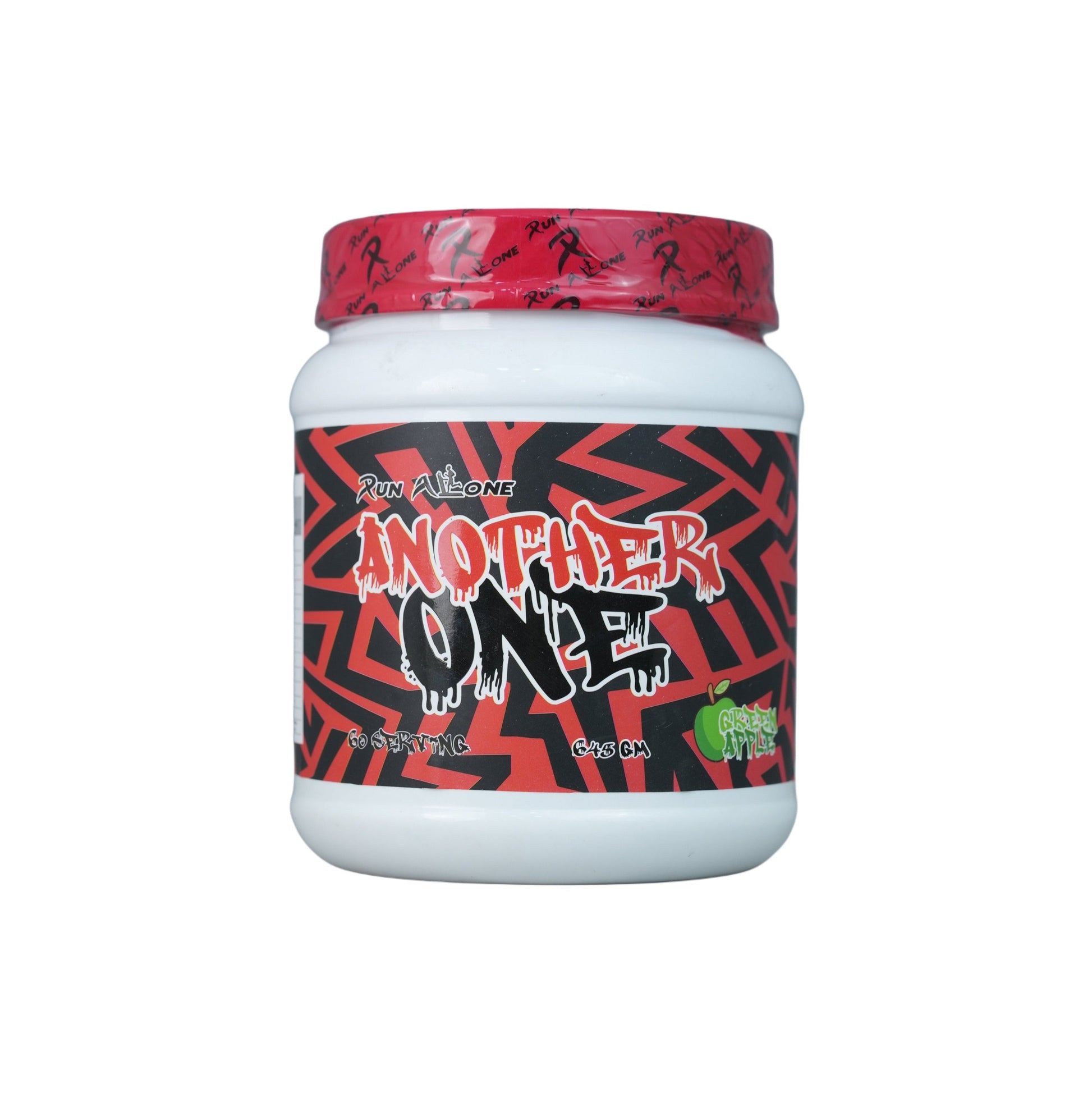 Run Alone Nutrition Another One Pre-Workout.-60Serv.-645G.-Green Apple