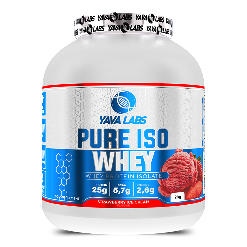 Yava Labs Pure Iso Whey -66Serv.-2kg.-Strawberry Ice Cream
