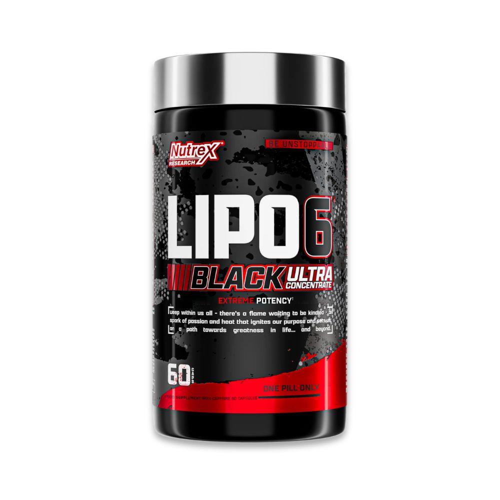 Nutrex Research Lipo-6 Black Ultra Concentrate.-60Serv.- Capsules