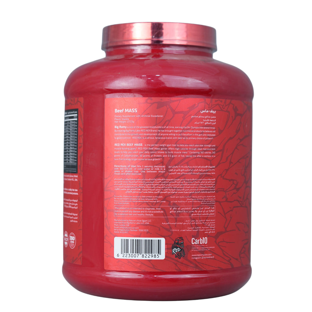 Big Ramy Labs Beef Protein Isolate-60Serv.-1814g.-Chocolate