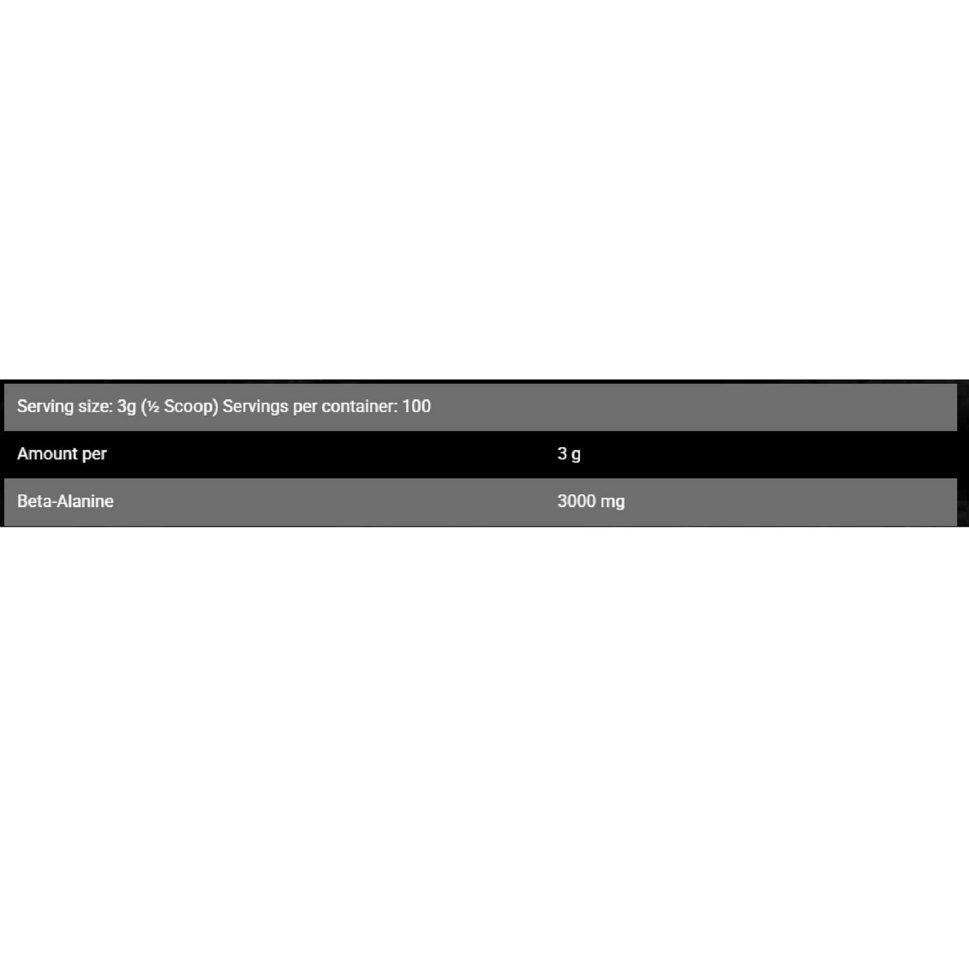 BAD ASS Beta Alanine-100 Serv.-300G.-Unflavored