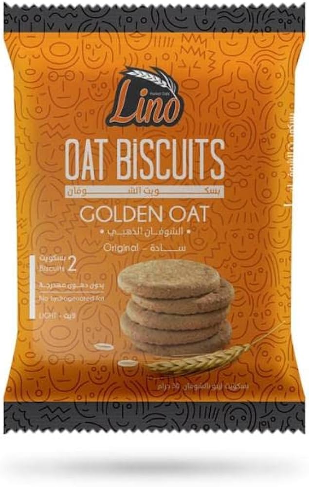 Lino Oat Biscuit Original Golden Oat - 30g