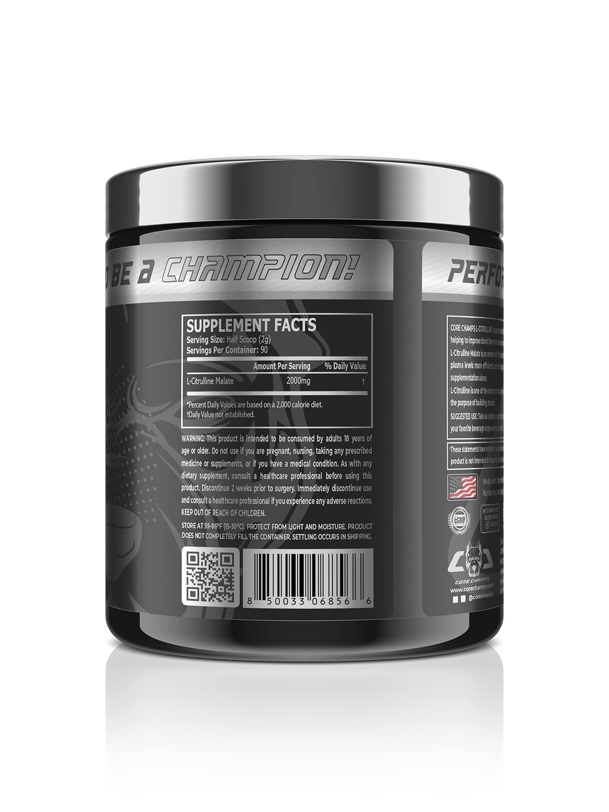 Core Champs L-Citrulline Malate-90Serv.-180G