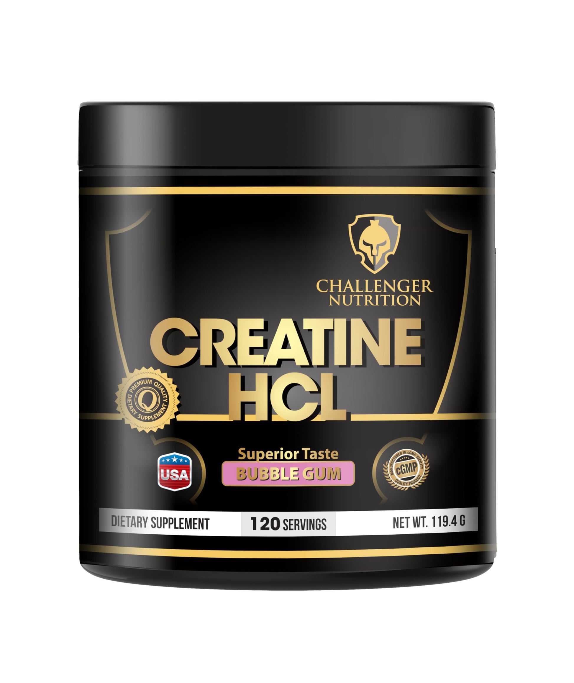 Challenger Creatine HCL-120Serv.-120gm.-Bubble Gum