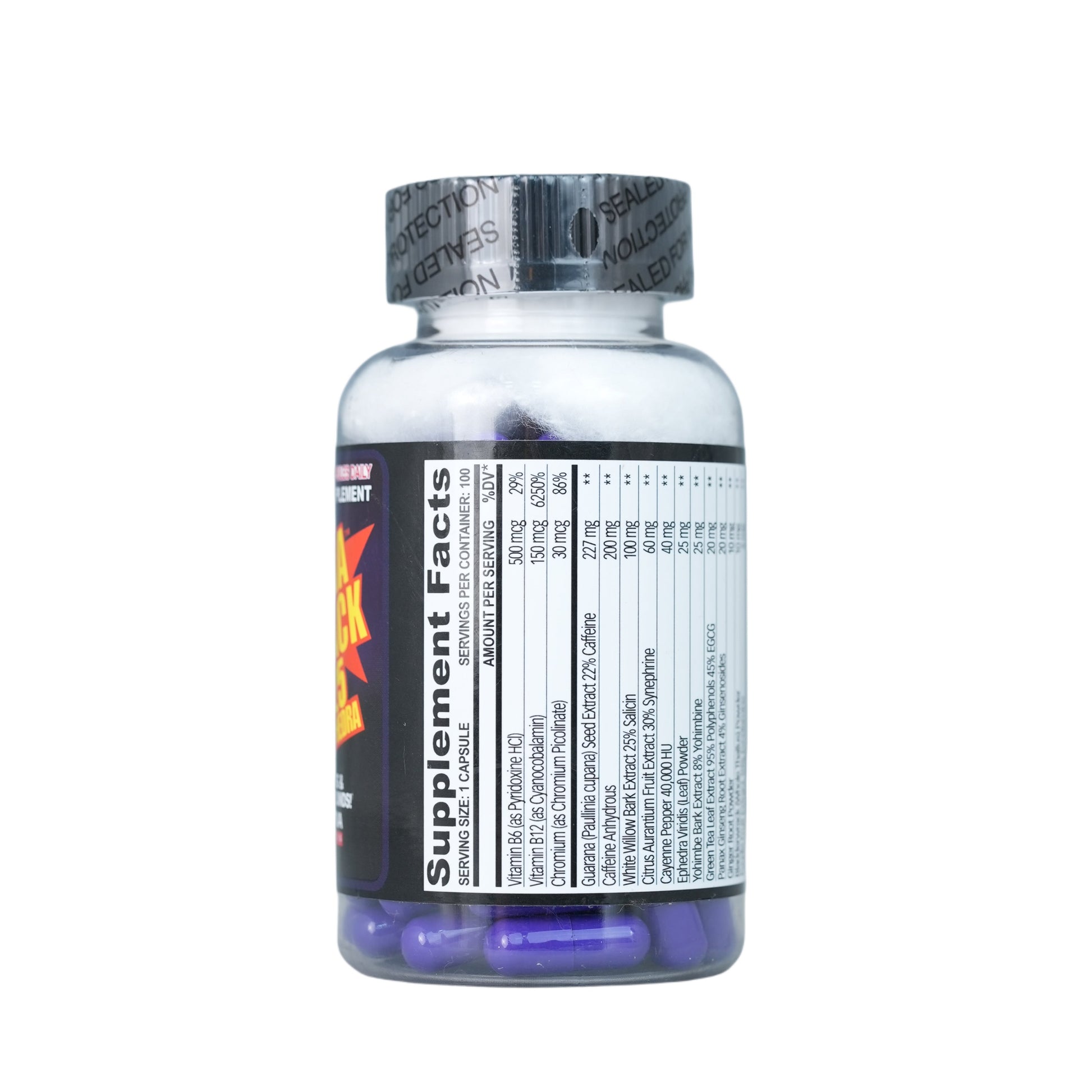 Cloma Pharma Asia Black 25Ephedra.-100Serv.-100Capsules