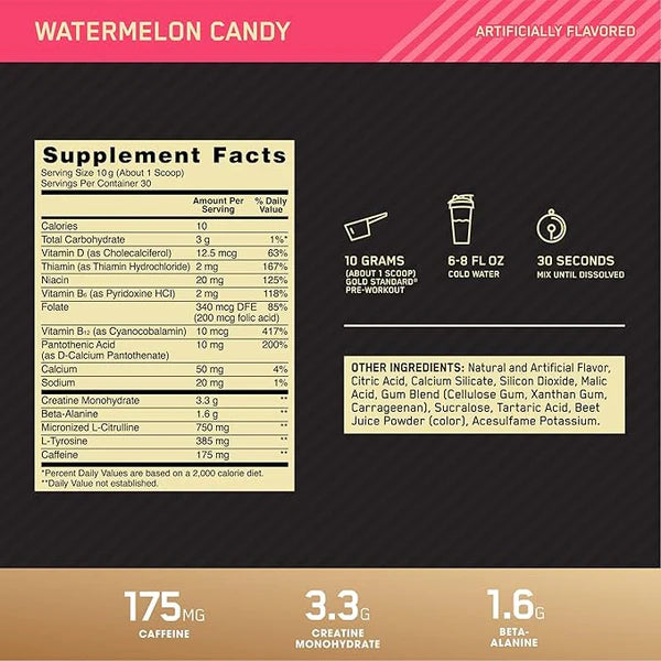 Optimum Nutrition Gold Standard Pre-Workout-30Ser-330g.