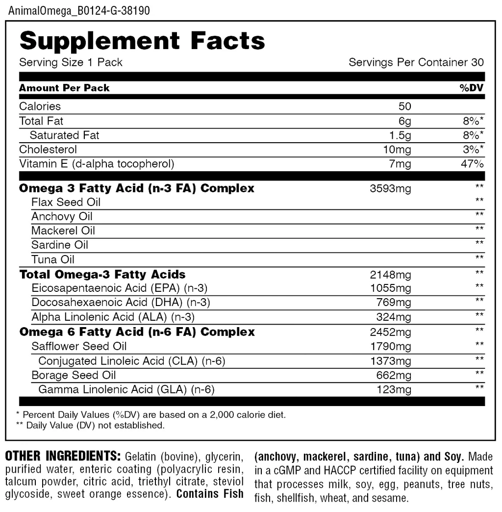 Universal Animal Omega.-30Serv.-30pack