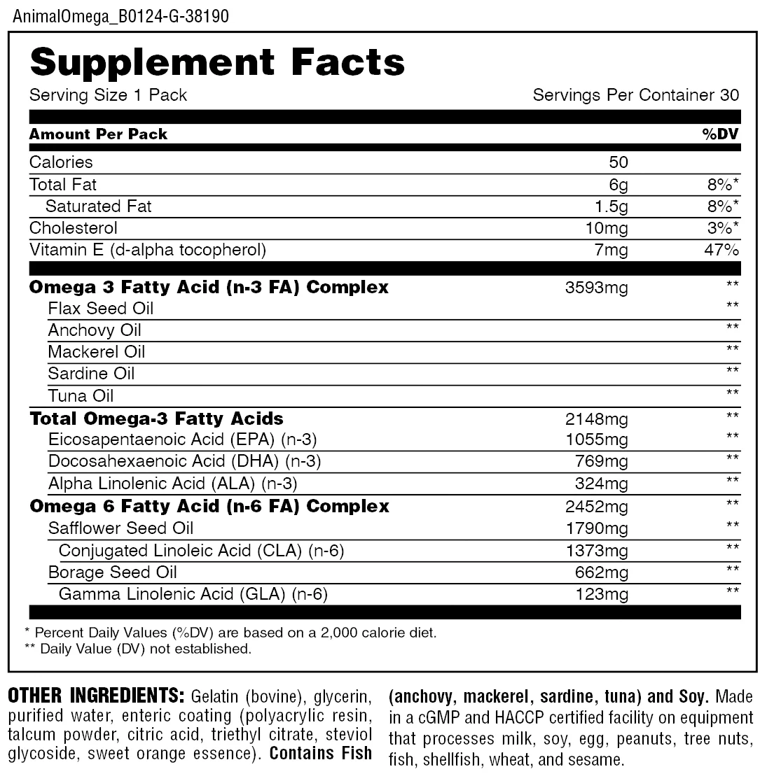 Universal Animal Omega.-30Serv.-30pack