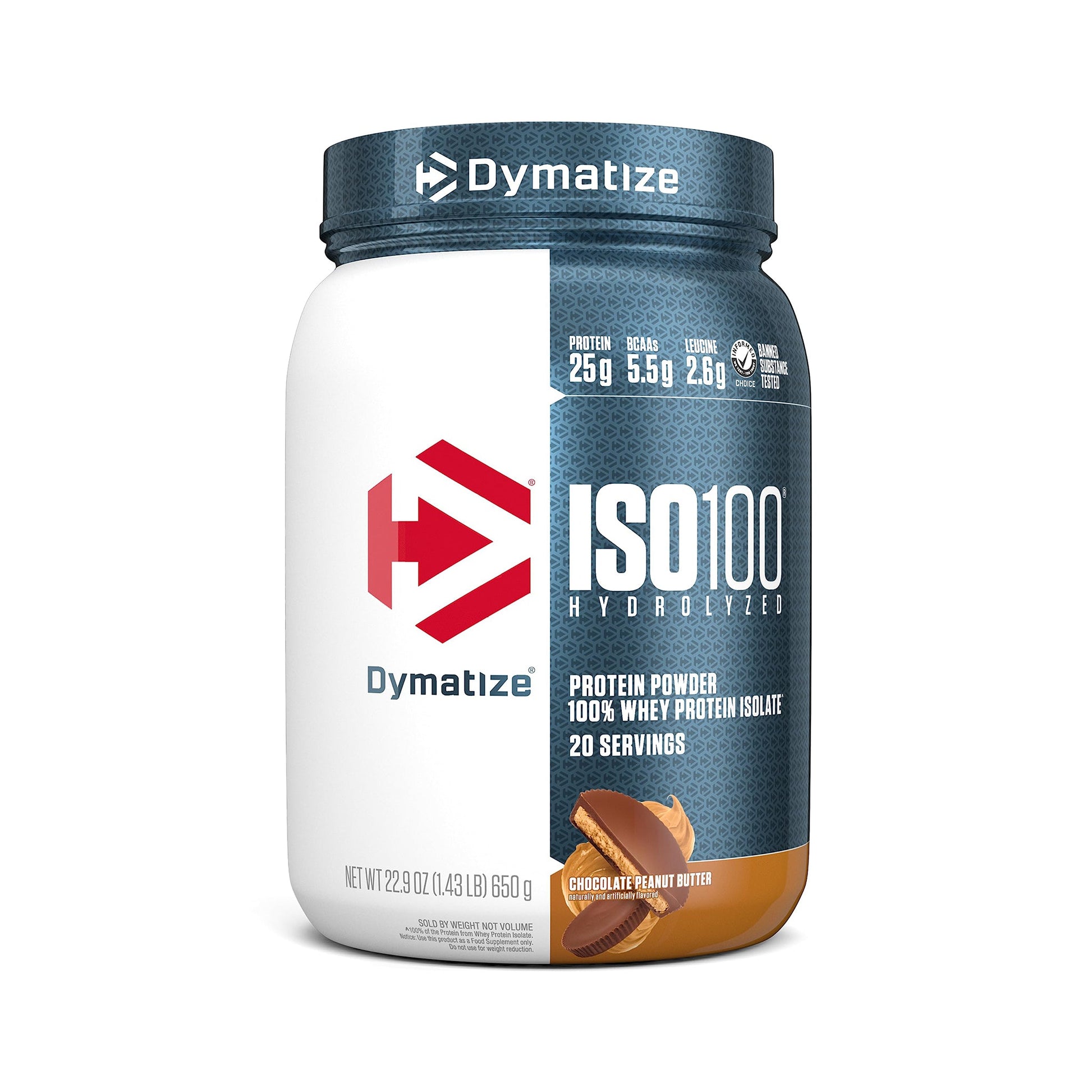 Dymatize ISO100-20Serv.-650G.-Chocolate Peanut Butter