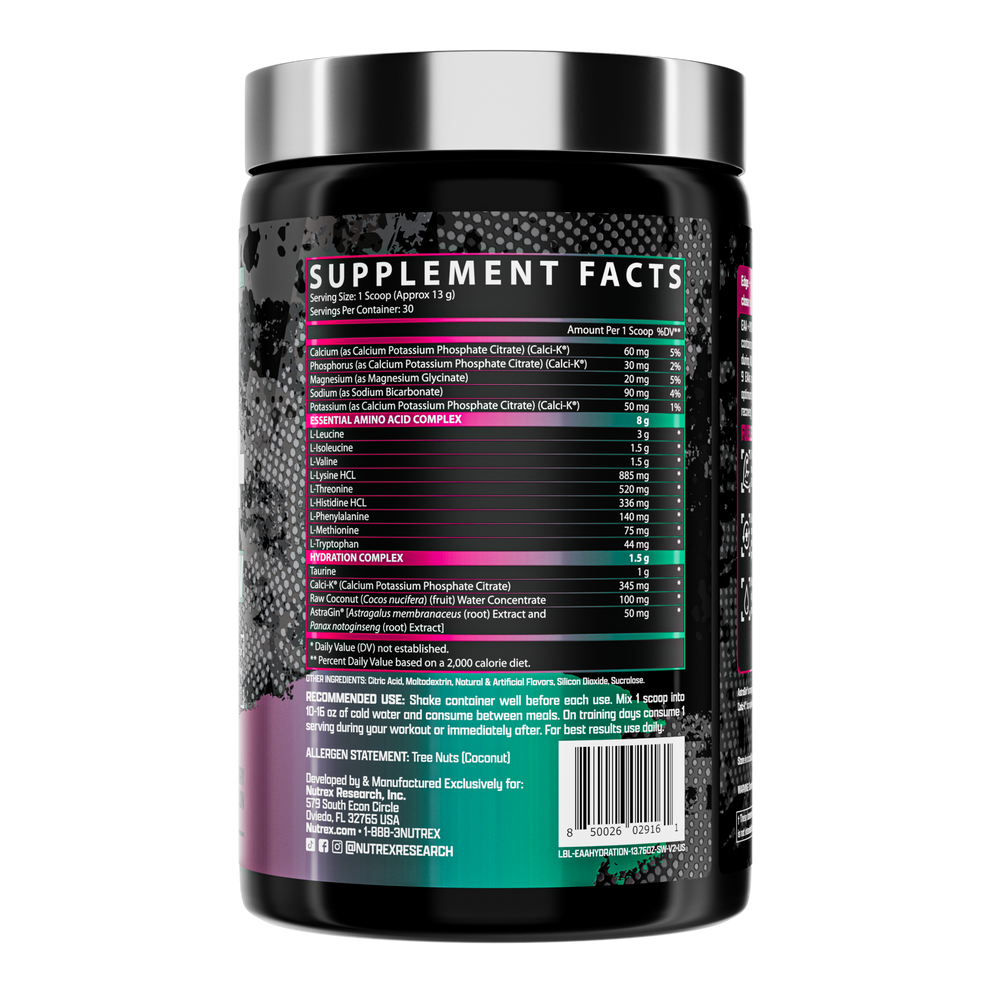 Nutrex Research EAA Hydration Refuel. Build-30Serv.-390g