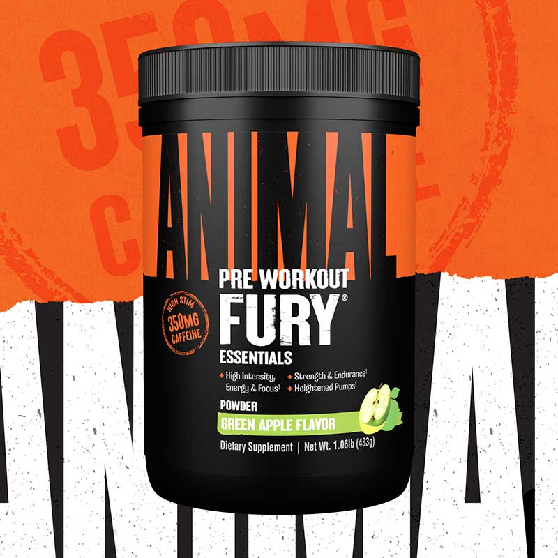 Universal Nutrition Animal Pre Workout Fury 492g, Watermelon