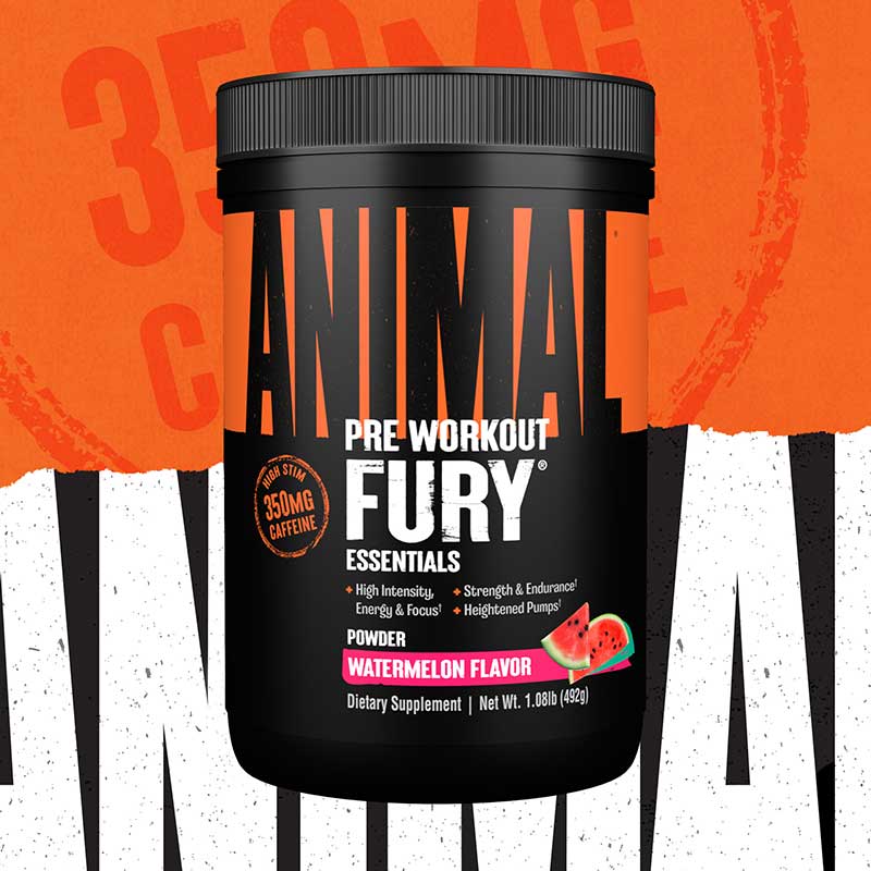 Universal Nutrition Animal Pre Workout Fury 492g, Watermelon