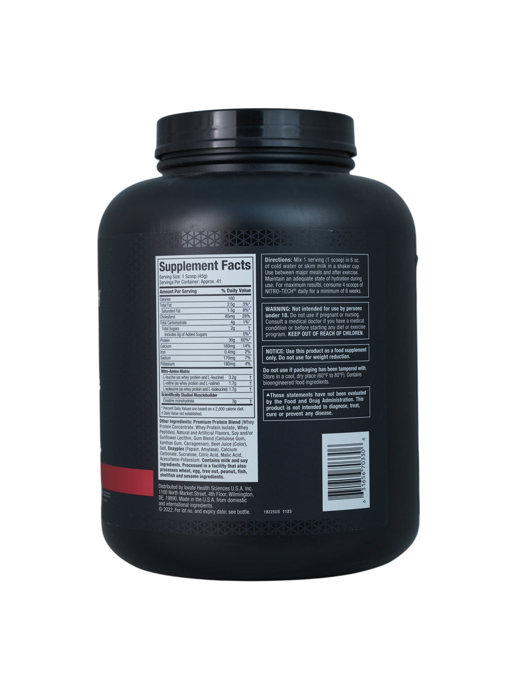 MuscleTech IsoWhey 100% Whey Protein Isolate.-72Serv.-2.27 kg.-Chocolate