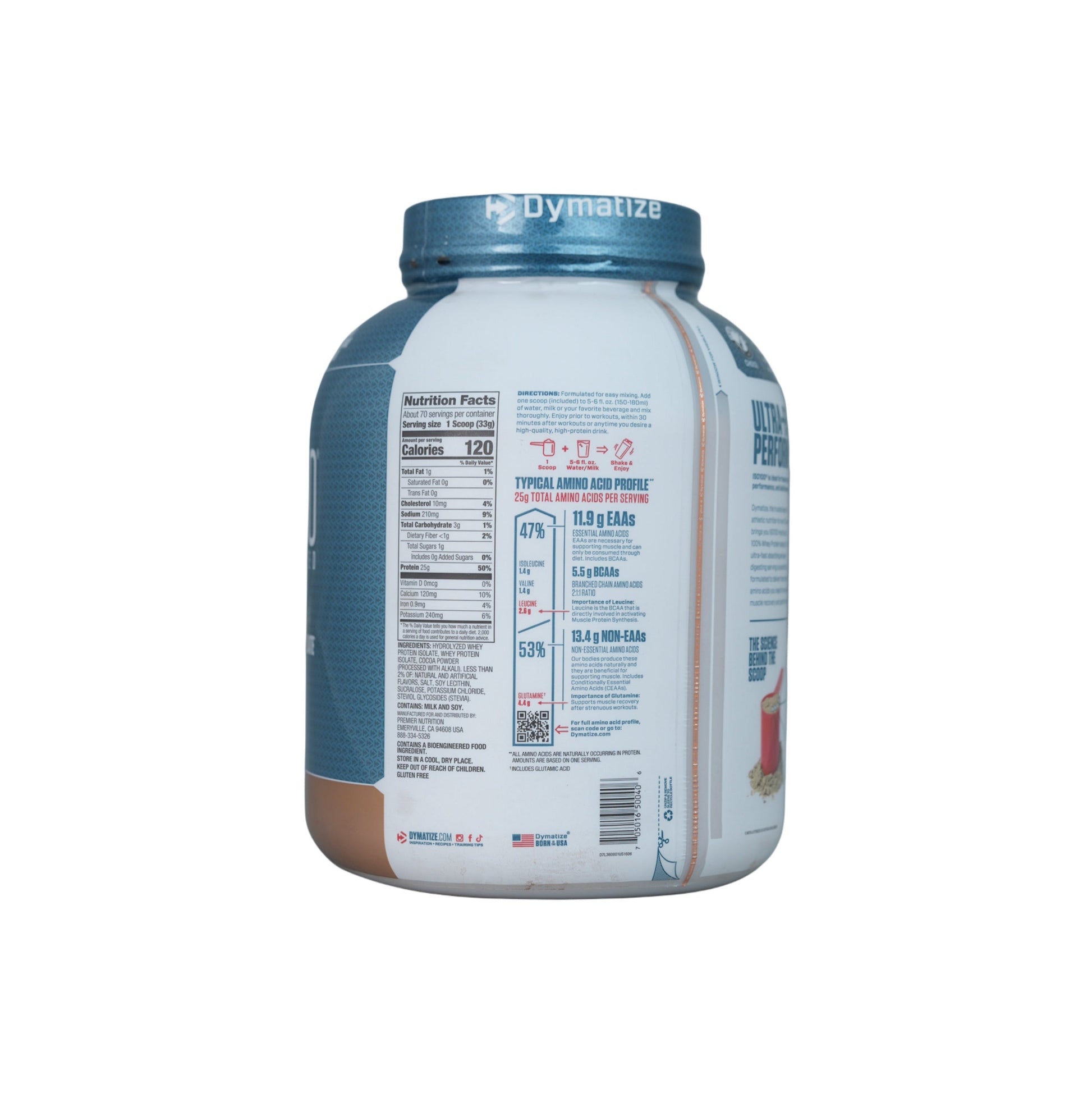 Dymatize ISO100-70Serv.-2.3KG-Fudge Brownie