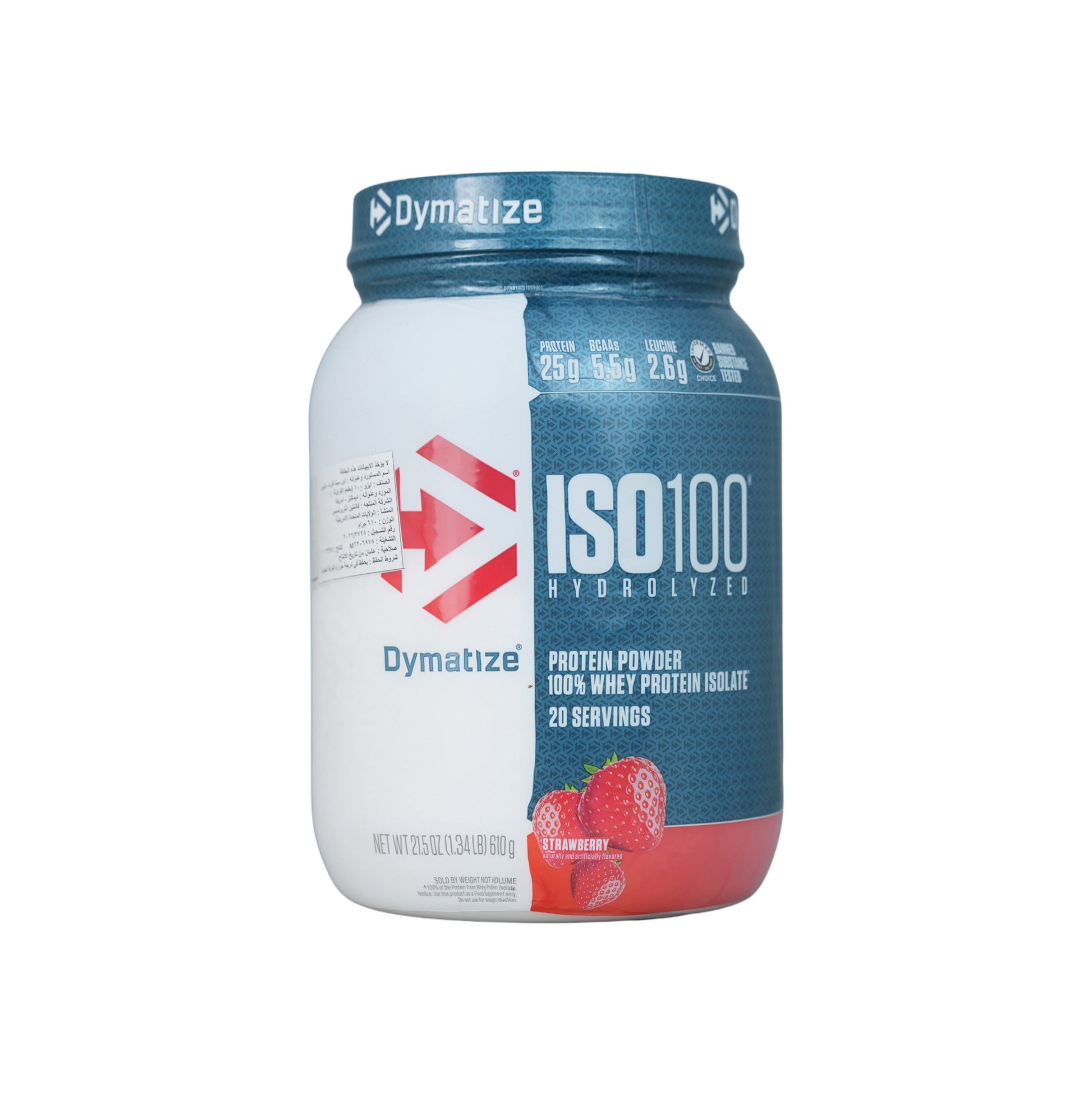 Dymatize ISO100-20Serv.-610G.-Strawberry