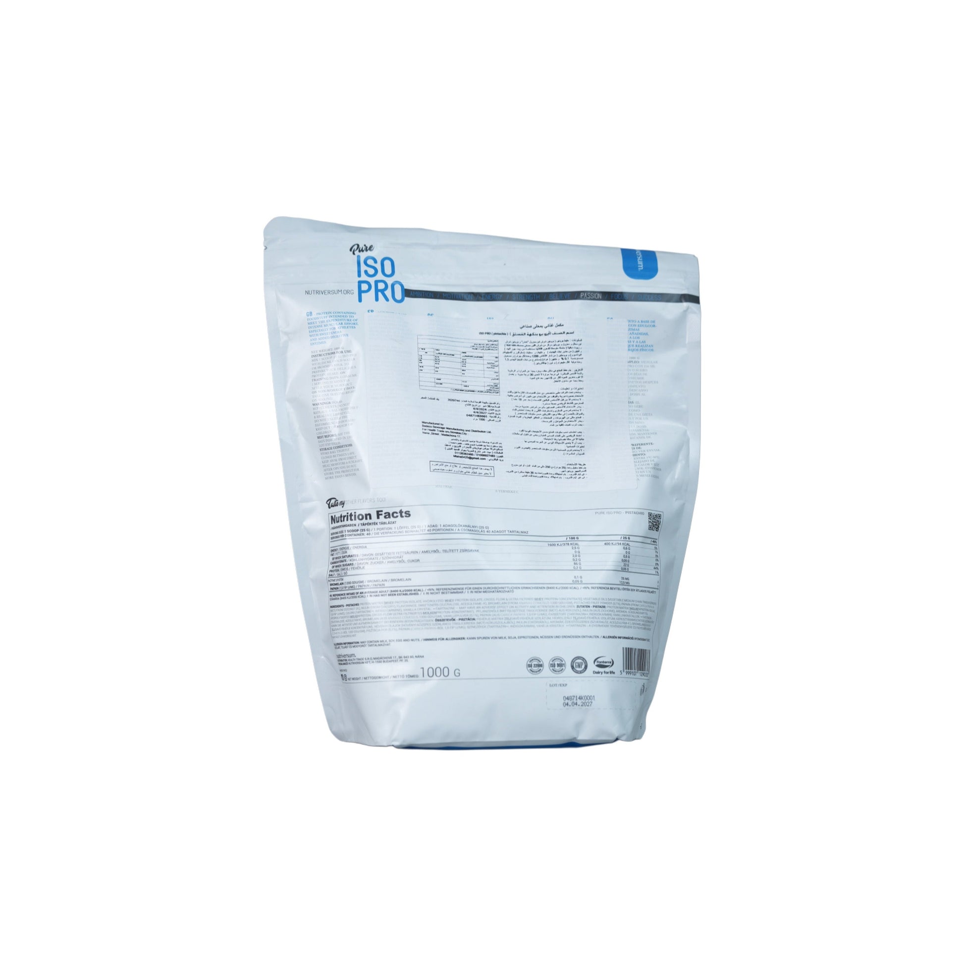 Nutriversum Basic Creatine Monohydrate-147Serv.-500G