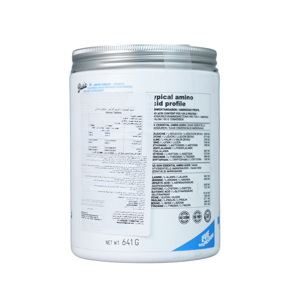 Nutriversum Amino Tablet-350Tabs.-Orange Flavor