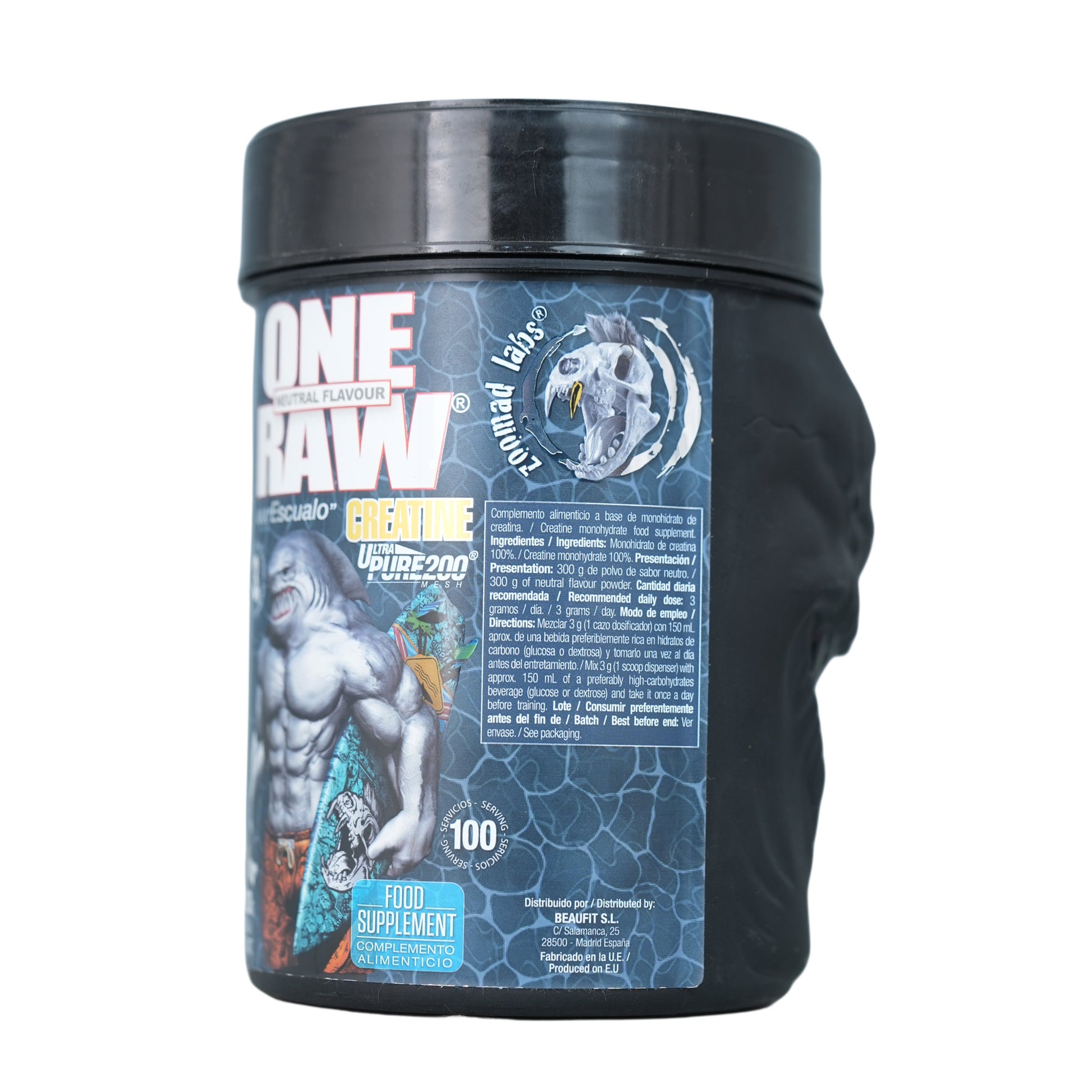 Zoomad Labs One Raw Creatine-100Serv.-300G.-Unflavored