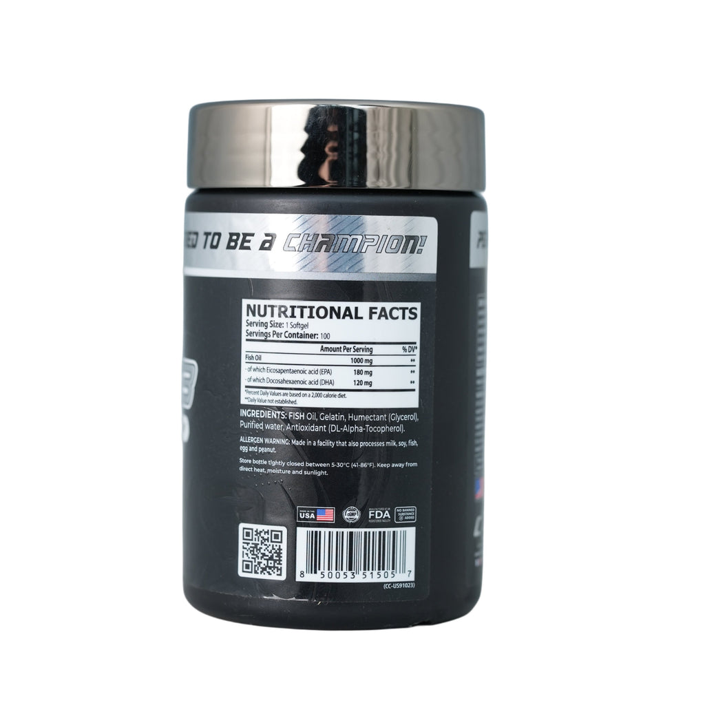 Core Champs omega-3.-100mg Fishoil.-100Softgels