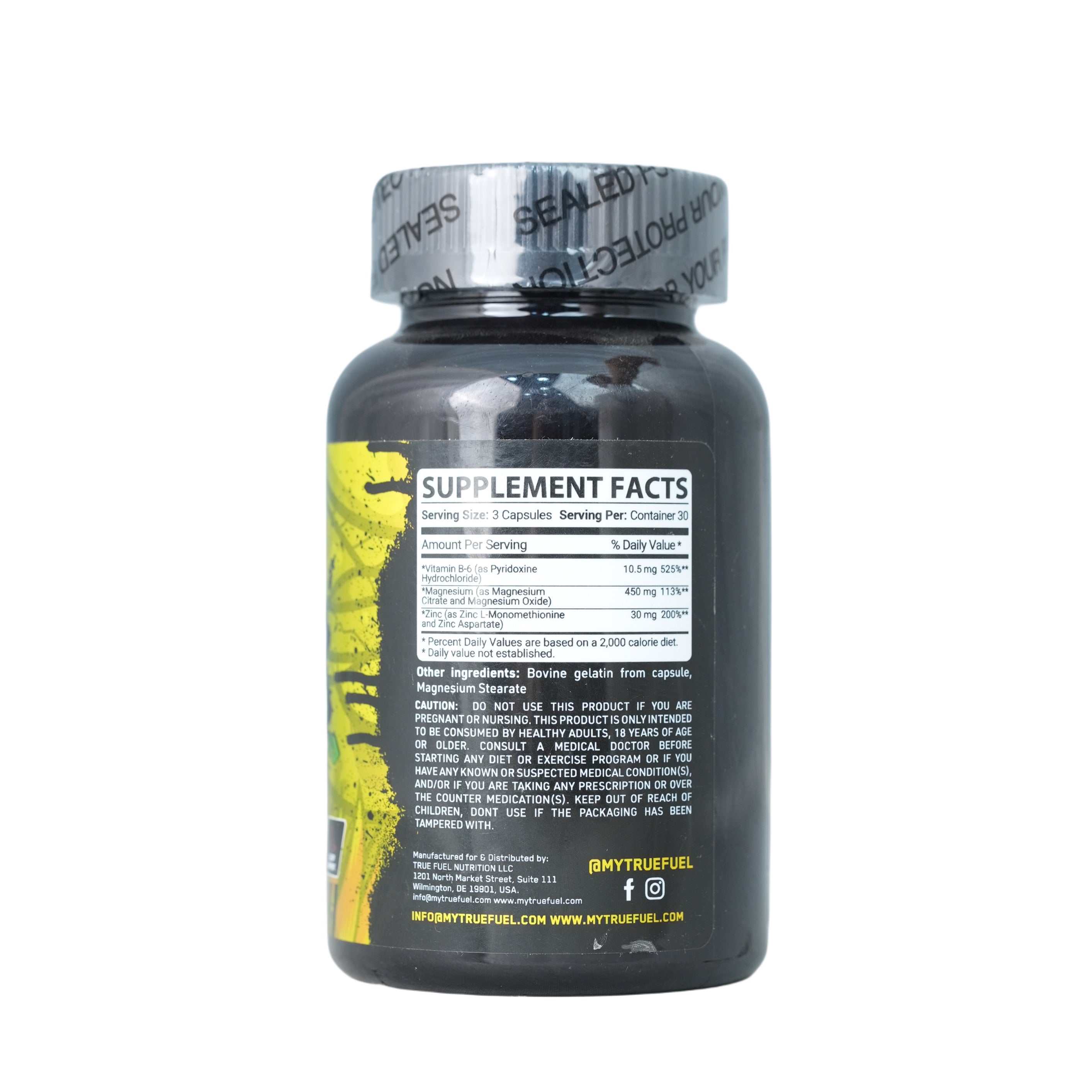 TruFuel ZMA.-90Serv.-90 كبسولة