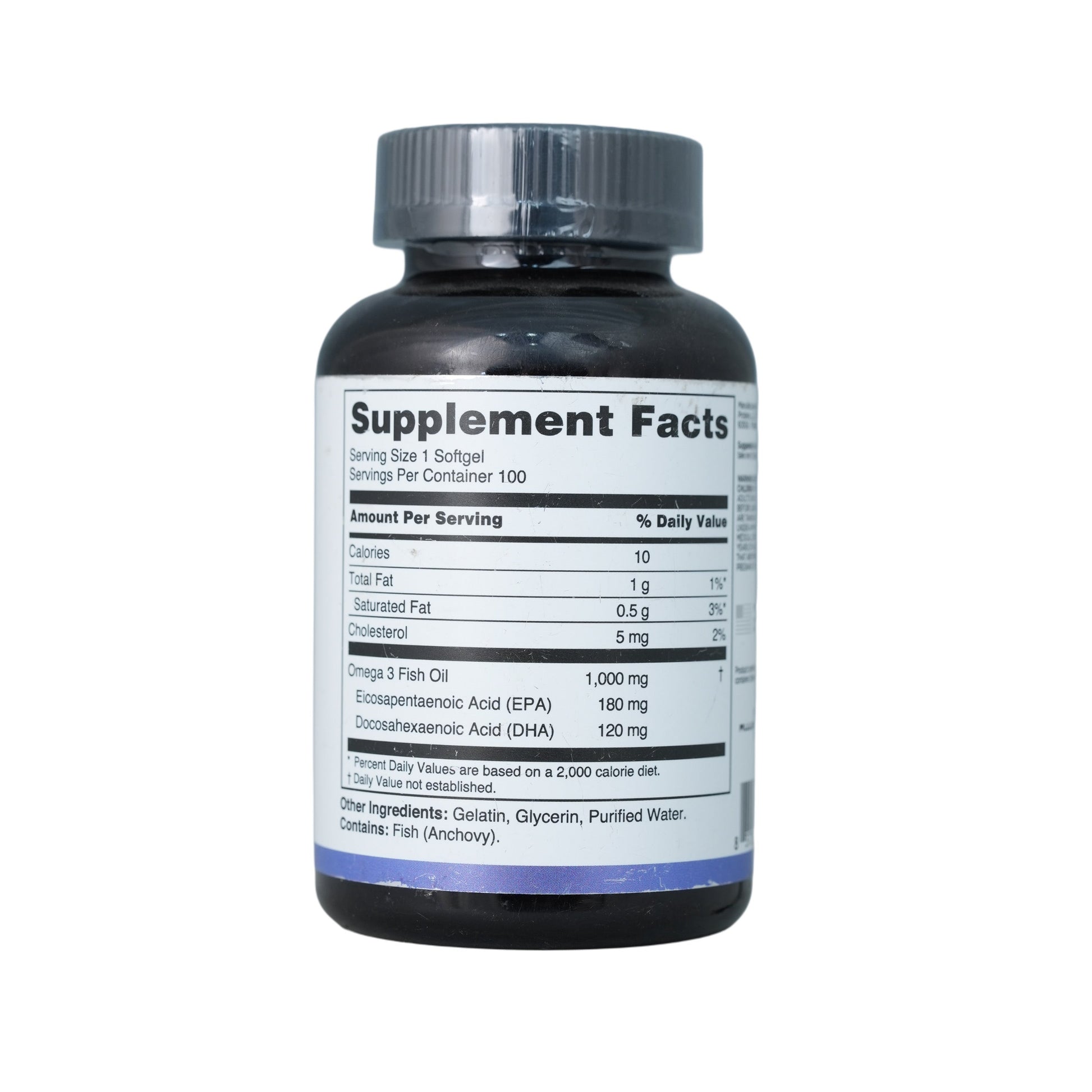 Rule1 Fish Oil Omega-3s.-100Serv.-100 Softgels