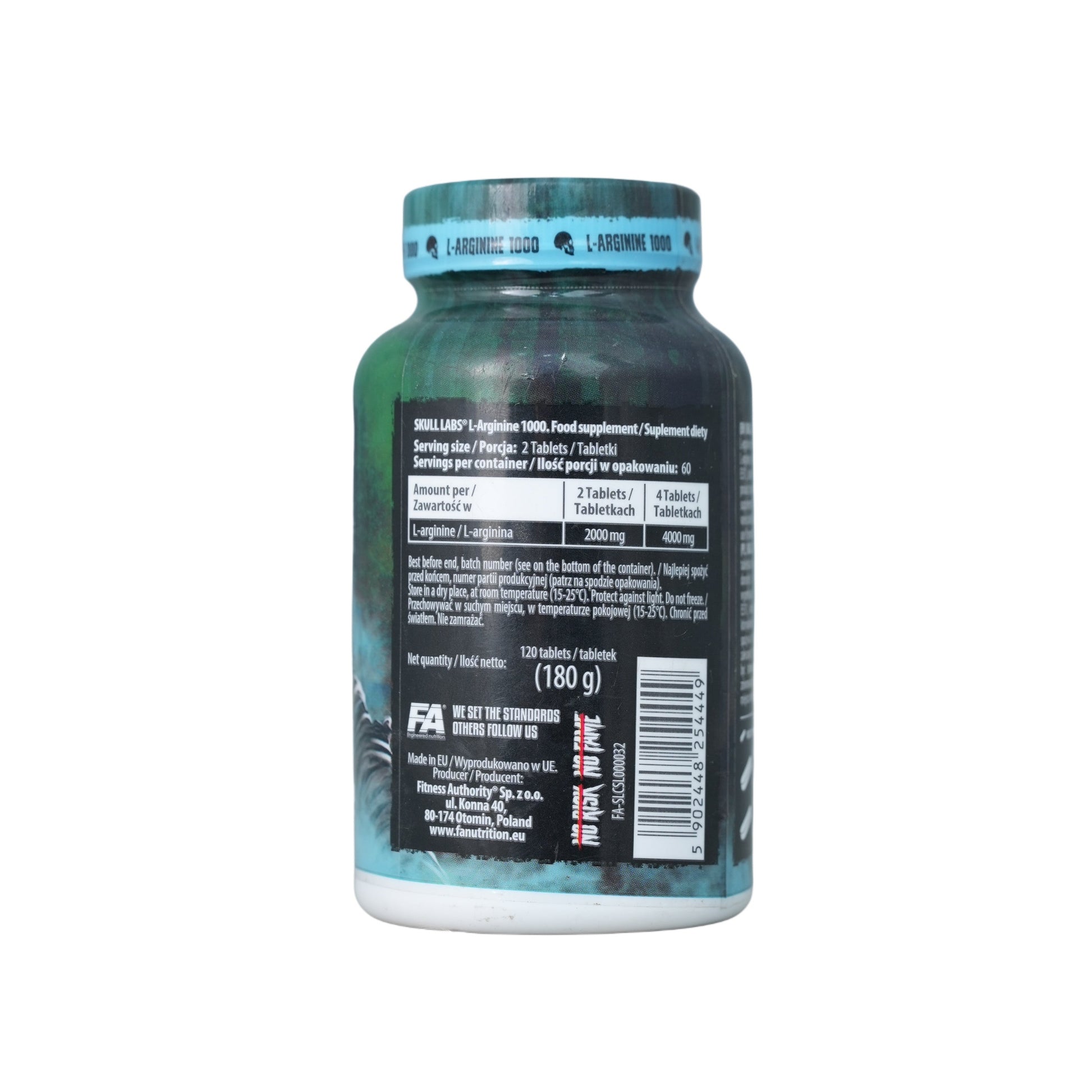 Skull Labs L Arginine 1000mg.-60Serv.-120 TAB