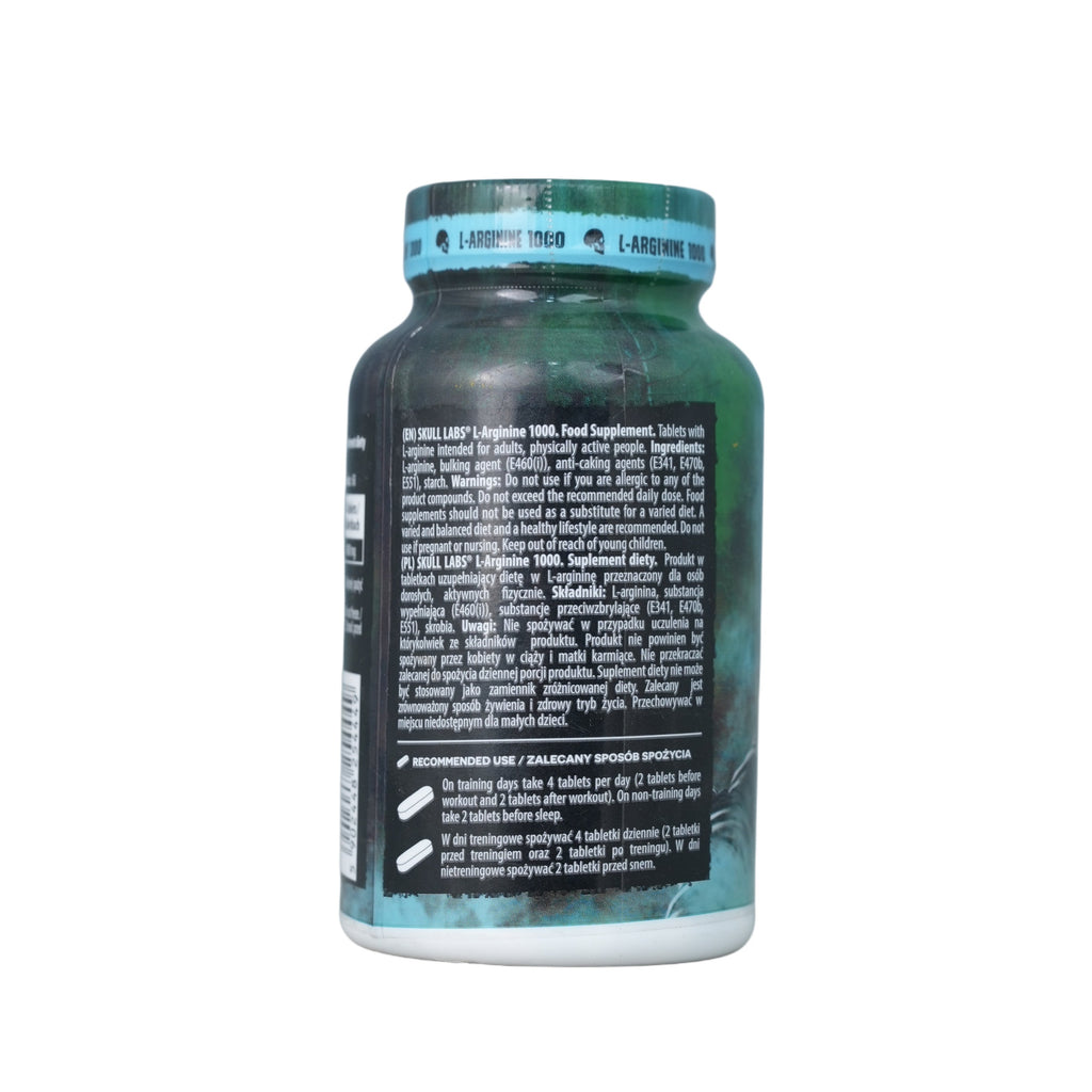 Skull Labs L Arginine 1000mg.-60Serv.-120 TAB