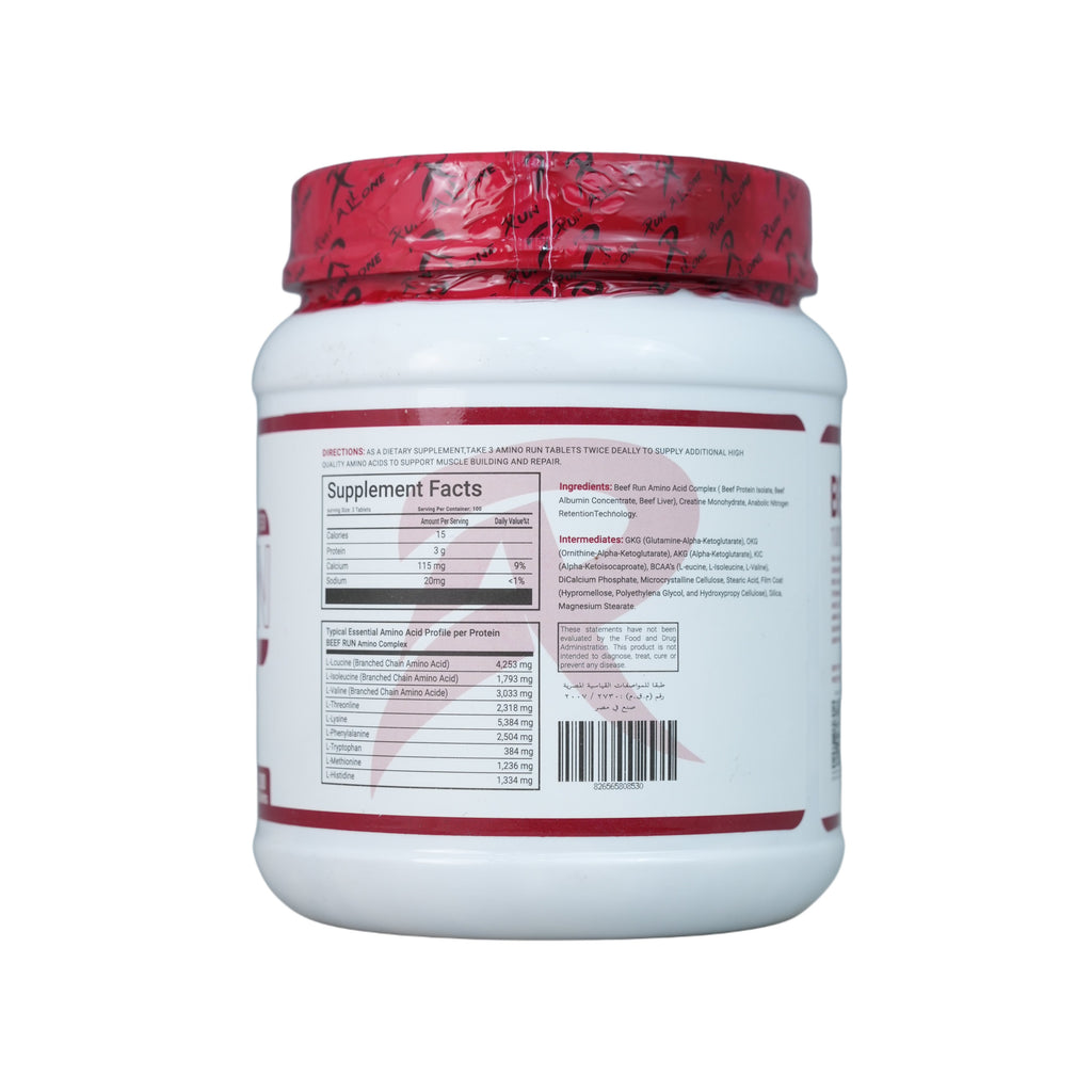 Run Alone Nutrition Amino Beef.-100Serv.-300 Tablets