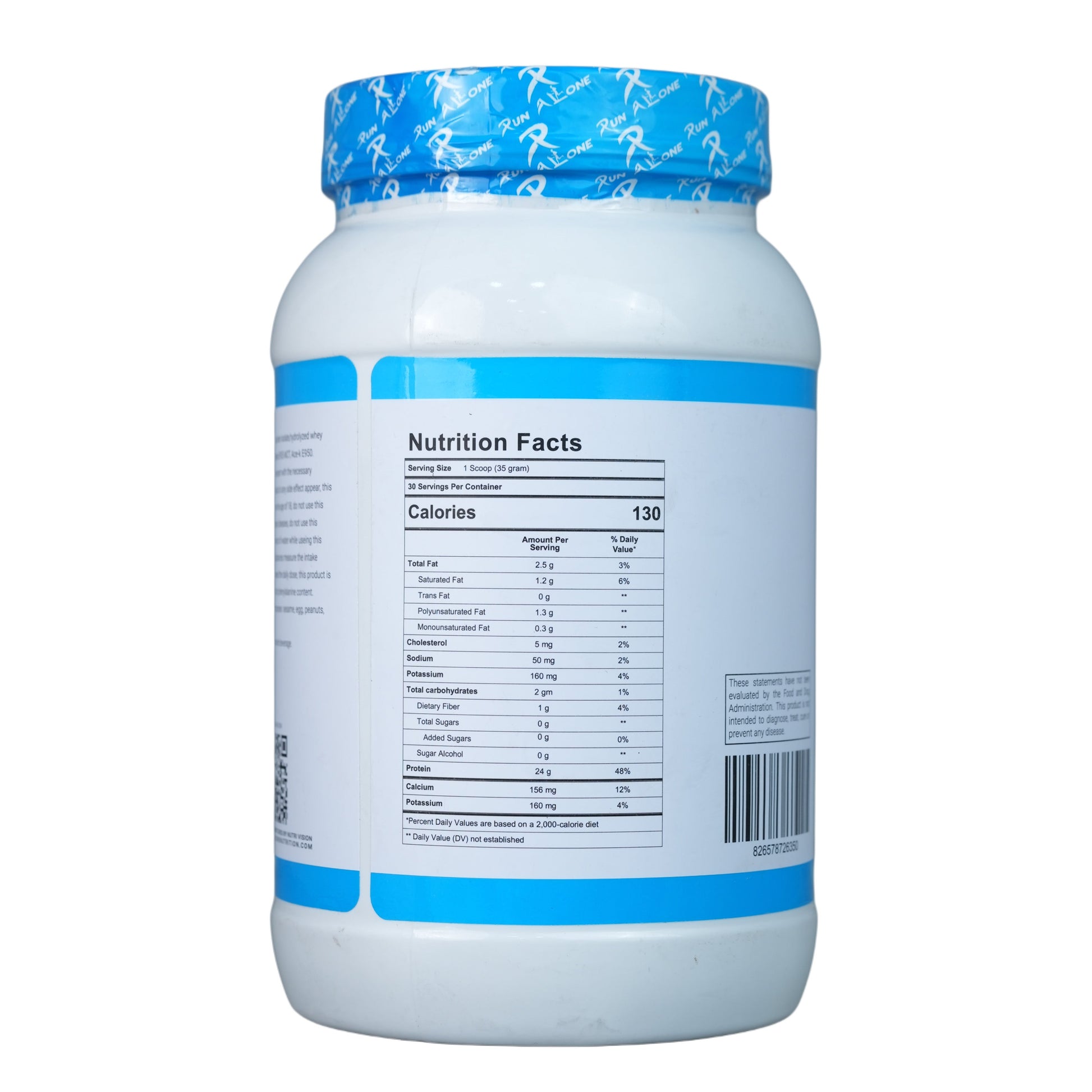 Run Alone Nutrition Whey Run.-30Serv.-1050Gm.-Salted Caramel