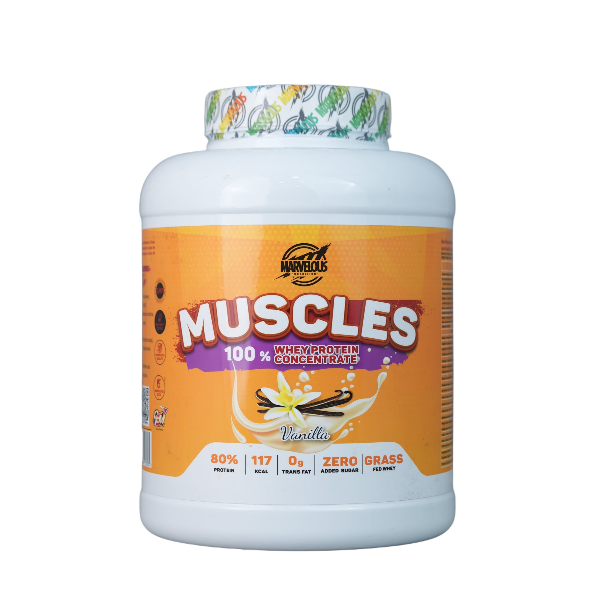 Marvelous Nutrition Muscles 100%Whey Protein Concentrate-67Serv.-2KG