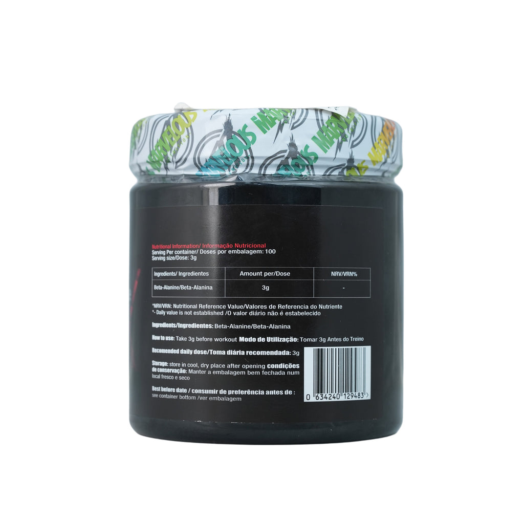 Marvelous Nutrition Beta Alanine.-100Serv.-300g
