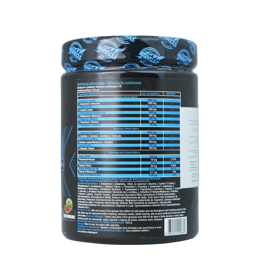 Marvelous Nutrition Maze Anabolic Amino Acid Formula-25Serv.-400G