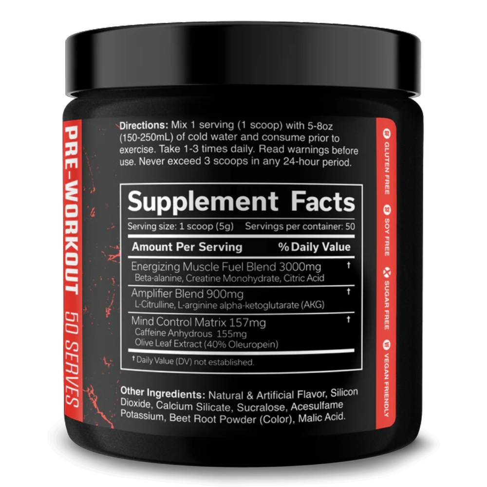 JNX Sports, The Curse! Pre-Workout, 275g, 50 Servings