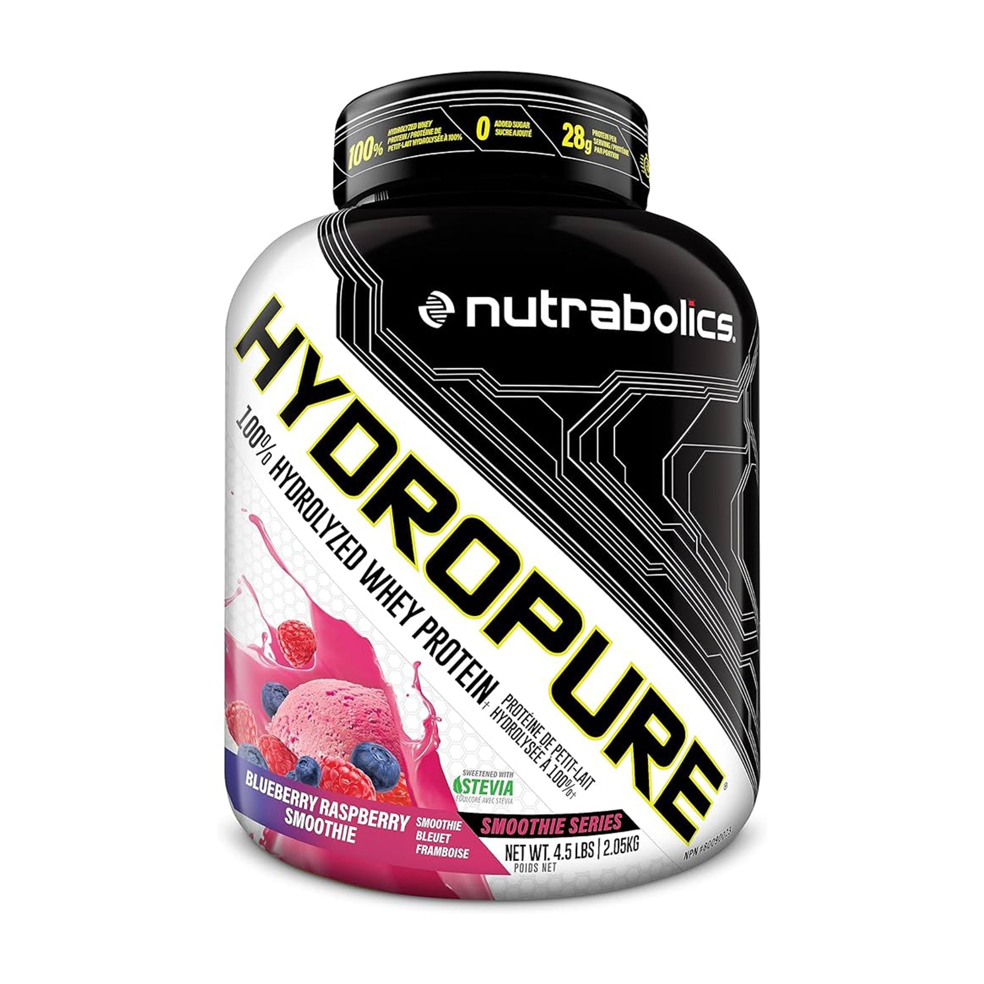 Nutrabolics Hydropure, 100% Hydrolyzed Whey Protein.-57 Serv.-2.04kg