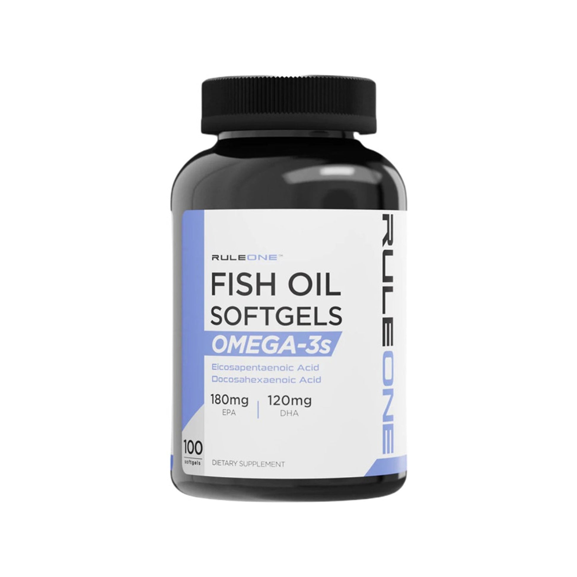 Rule1 Fish Oil Omega-3s.-100Serv.-100 Softgels