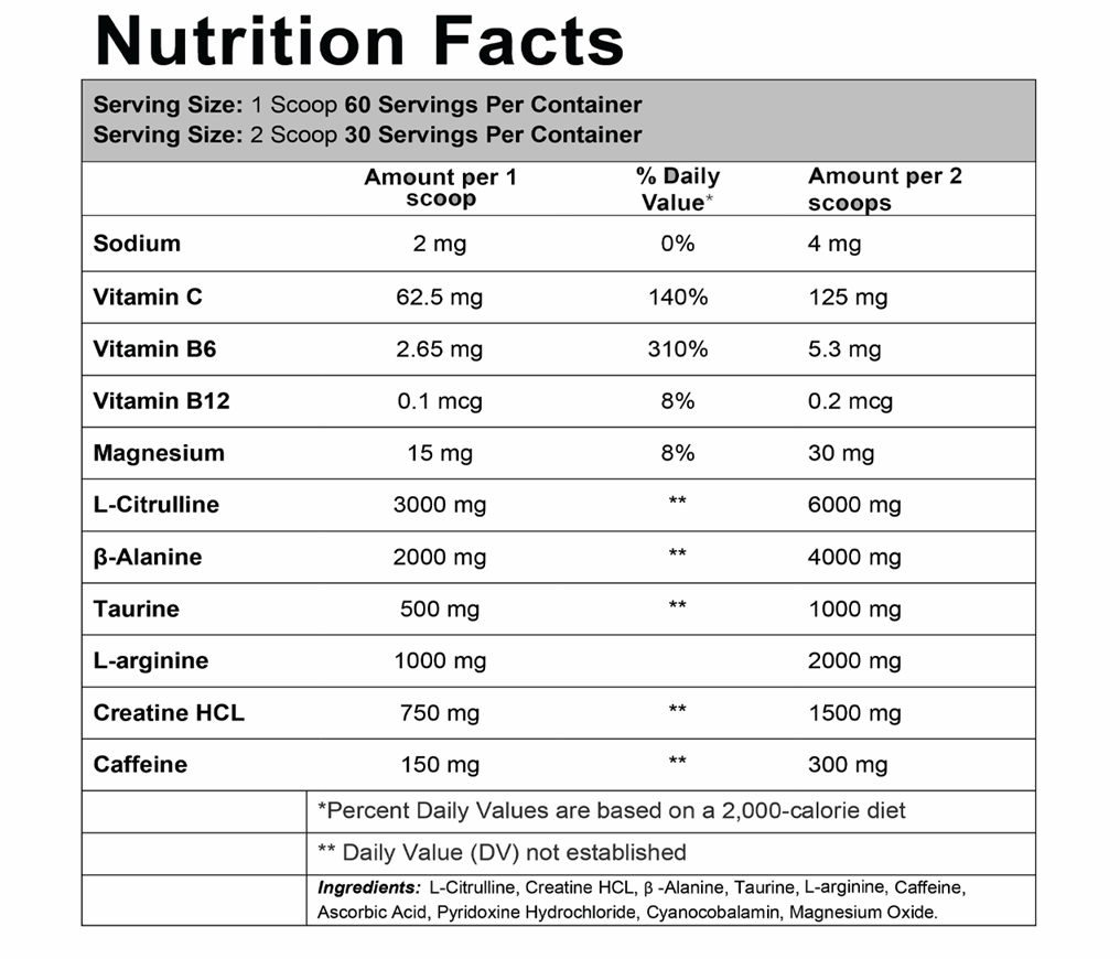 Run Alone Nutrition Another One Pre Workout - 60 جرعة - 645 جرام