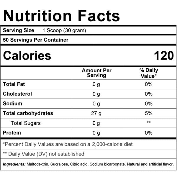 Run Alone Nutrition Carb Run.-50Serv.-1500G.-Cola