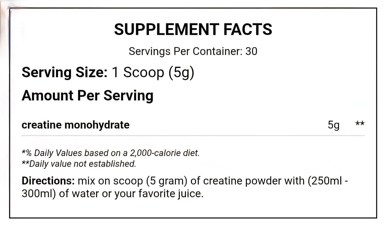 Crea Power Creatine-30Serv.-150gm.-Unflavored