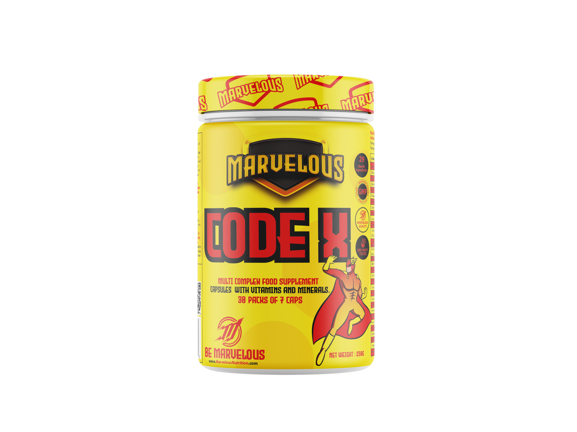 Marvelous .CodeX Multi Vitamins.-30Serv-7Caps