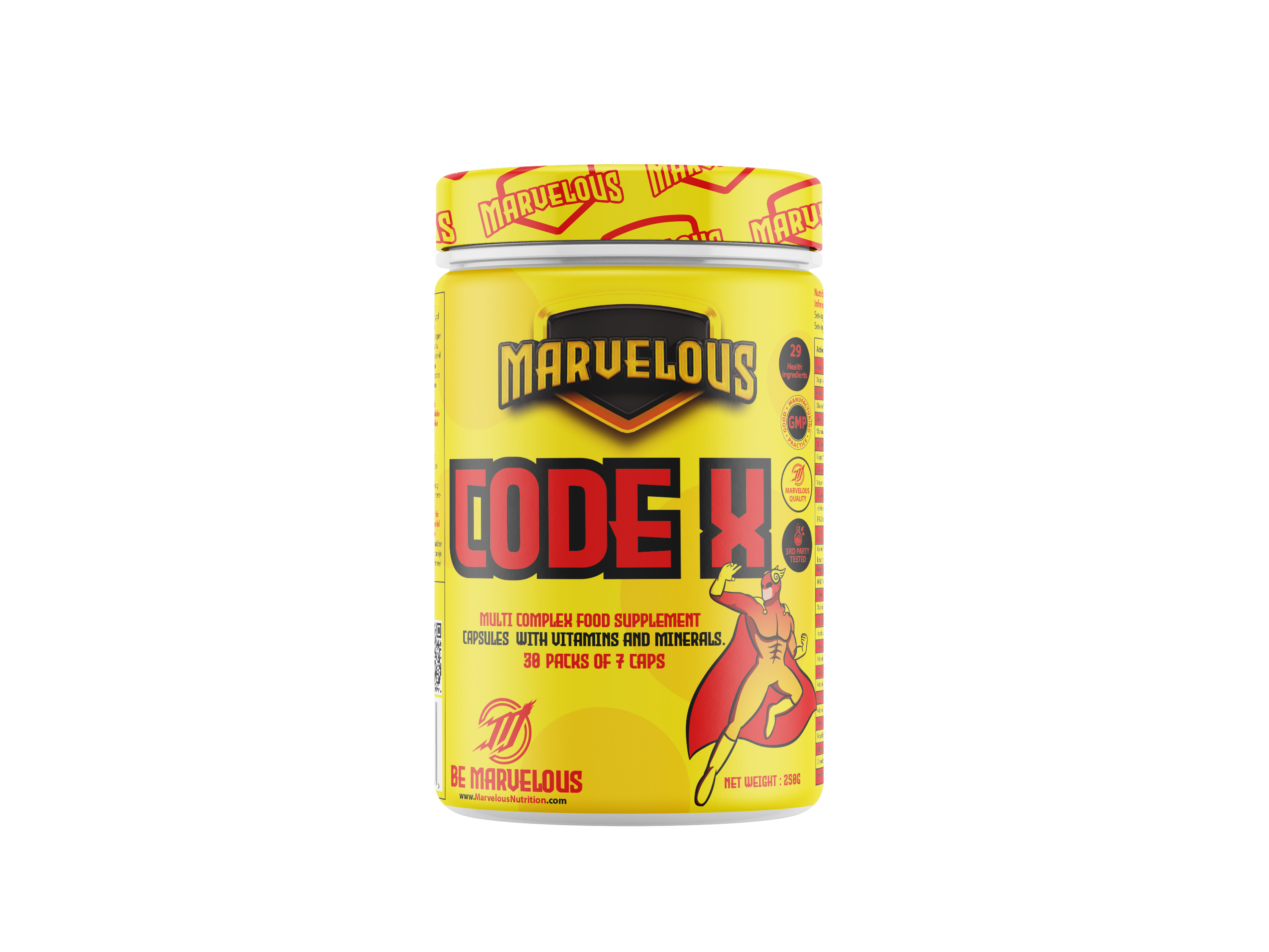 Marvelous .CodeX Multi Vitamins.-30Serv-7Caps