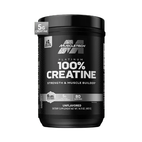 MuscleTech Platinum 100% Creatine 400 gm 80 Servings