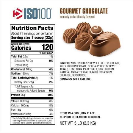 Dymatize ISO100-71Serv.-2.3KG-Gourment Chocolate