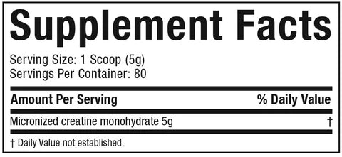 MuscleTech Platinum 100% Creatine 400 gm 80 Servings