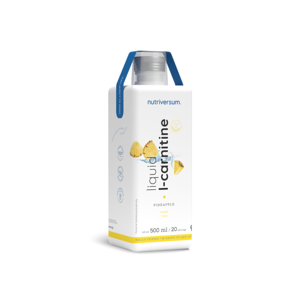 Nutriversum L-Carnitine Liquid-20Servings-500ml-Pineapple
