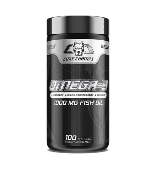 Core Champs Omega-3 1000mgFish Oil-100Serv.-100SoftGels.