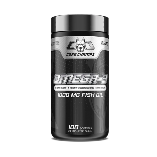 Core Champs Omega-3 1000mgFish Oil-100Serv.-100SoftGels.